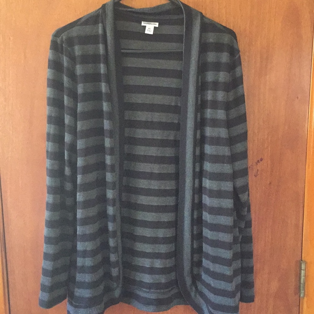 Croft & Barrow Striped Cardigan